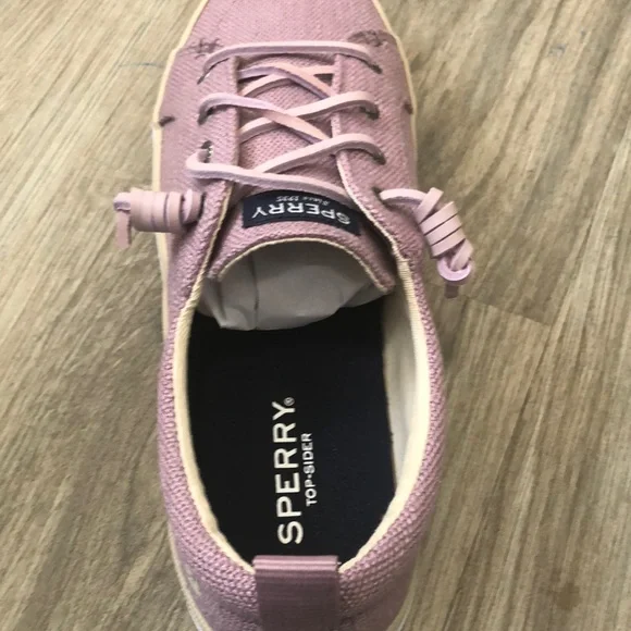 Sperry Crest Hemp Lavender Shoes - Picture 4 of 7